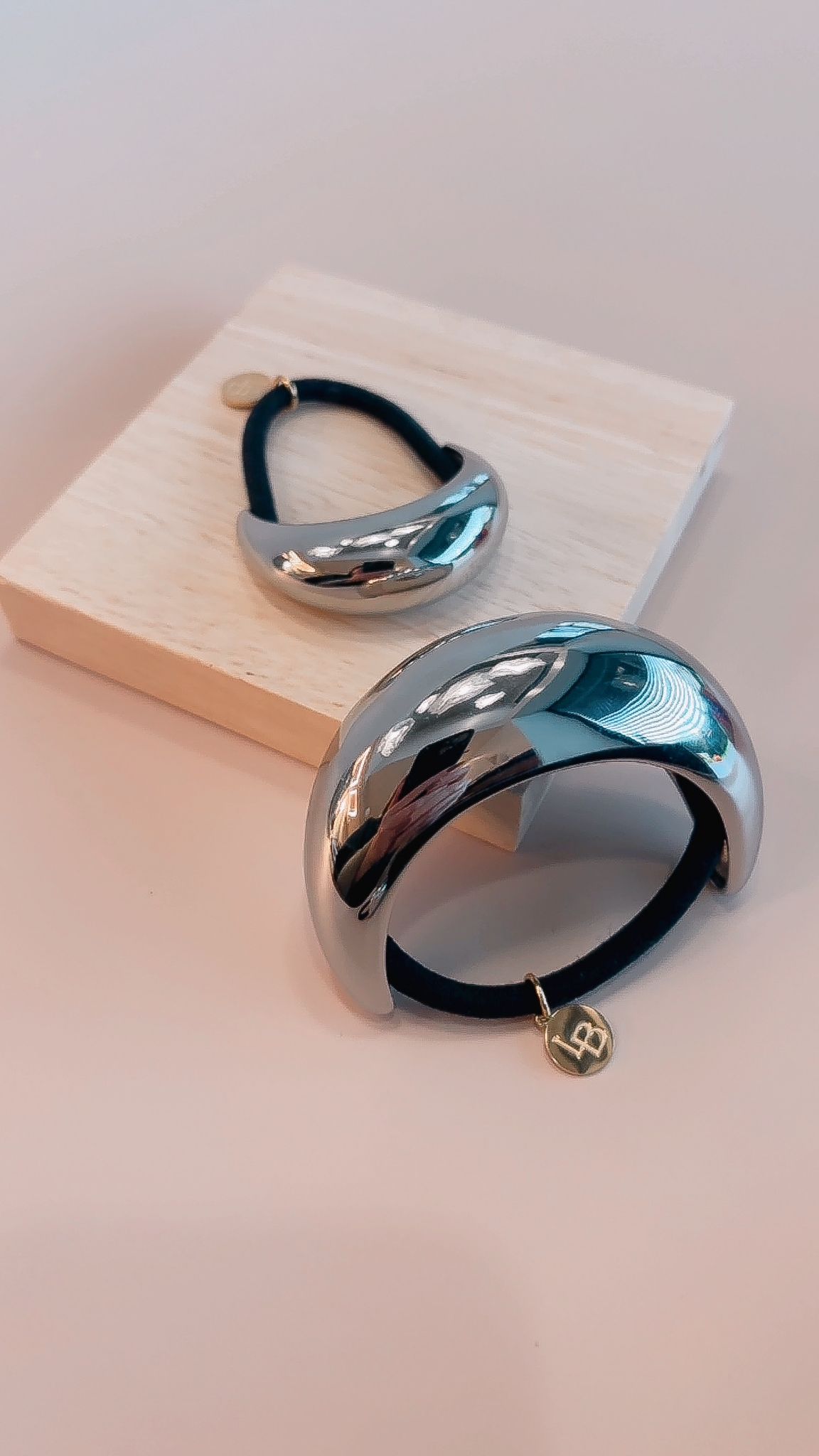 ELASTIQUE MOON XL - ARGENTÉ – Image 4