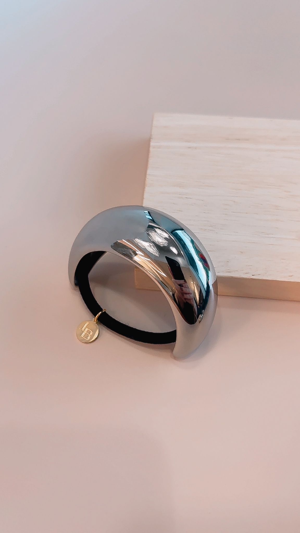 ELASTIQUE MOON XL - ARGENTÉ